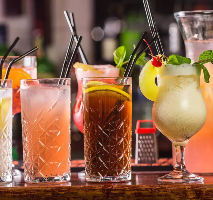 Sélection de boissons chaudes et rafraîchissantes